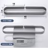 Chrome plated towel rack