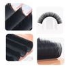 ANNAFRIS Easy Fan Eyelash Extension Automatic 1S Flowering 0.07 C Curl 8-15mm Mix Individual False Lashes Natural Soft Matte Black Volume Lash Extensions (0.07 C, 8-15mm Mix)