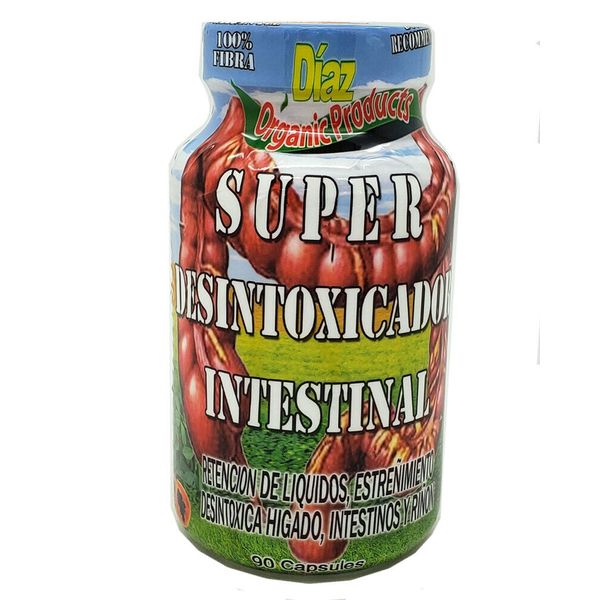 Diaz Super Desintoxicador Intestinal 90 Capsules