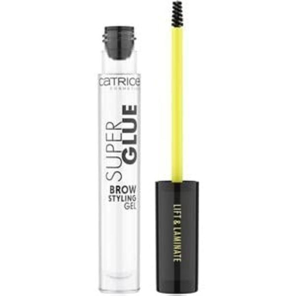 Catrice Super Glue Brow Styling Gel, No.010 Ultra Hold, Transparent, Defining, Quick Drying, Fixing, Instant Result, Natural, Vegan, Nano Particulate Free (4ml)