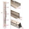 Chaparral Boat Piano Hinge CB354048-06SS | Segmented Stainless Steel
