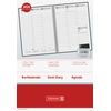 BRUNNEN Buchkalender Mod. 781 2026 | A4, Kunststoff, transparent