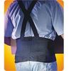 Mesh Industrial Back Support Black W/Suspenders - Small