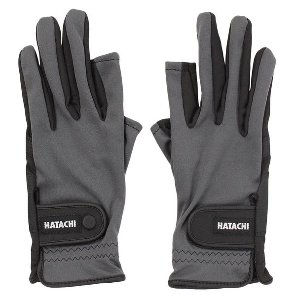 HATACHI BH8080 Ground Golf Stretch Gloves, Gray, ML