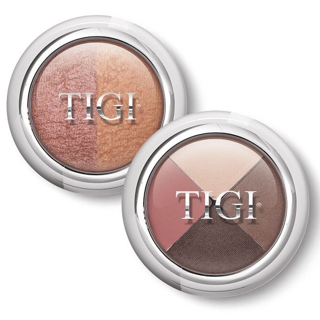 TIGI Glow Blush Lovely duo & High-Density Quad Eyeshadow Love Affair