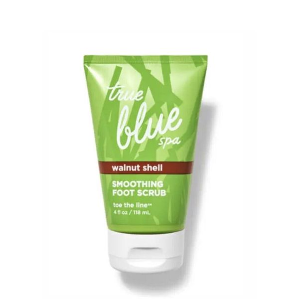 BATH & BODY WORKS TRUE BLUE SPA WALNUT SHELL SMOOTHING FOOT SCRUB 4 OZ