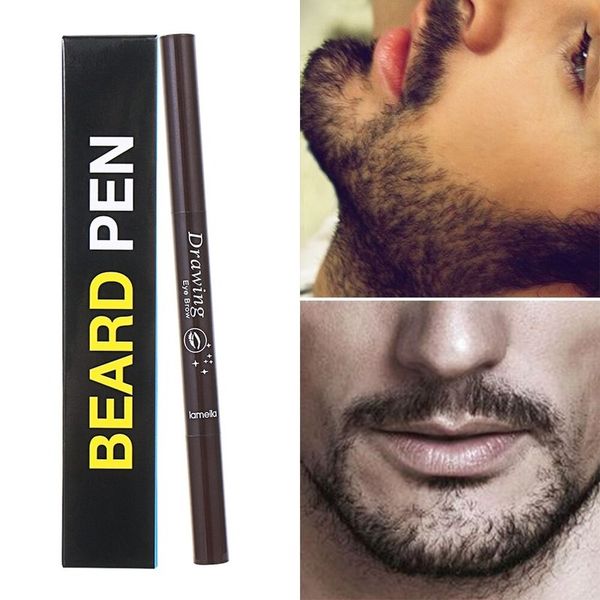 Camouflage Cream Beard Mark Concealer Natural Perfect Cover Hypoallergenic Skin Protection Military Gift 3 Color Pen Beard Fast Natural Hair Grower Beard Pencil Sharpen amp Men's Ragged Beard Definition