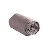Douceur d'Intérieur Actually Double Fitted Sheet, Polyester, Hazelnut, 160 x 200 cm