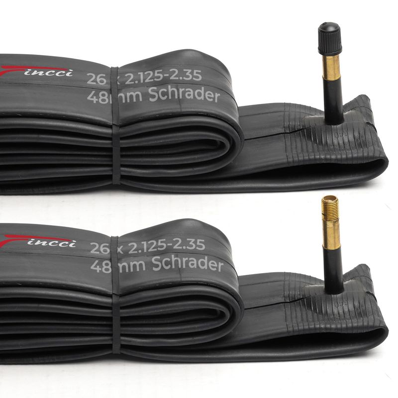 Fincci Bike Inner Tube 26 x 2.10 - Pair MTB 26 inch Inner Tube x 2.10 x ...