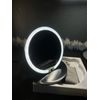 Glo-Tech Foldable Travel LED Mirror, 3 Light Settings, 10X Magnifying