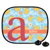 YouCustomizeIt Personalized Rubber Duckies & Flowers Car Side Window Sun Shade