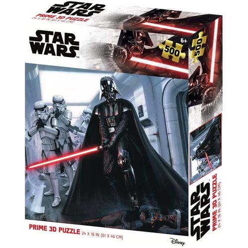 Prime 3D ST32635 RD-RS263106 Darth vader 3D Puzzle, Multicolor, único