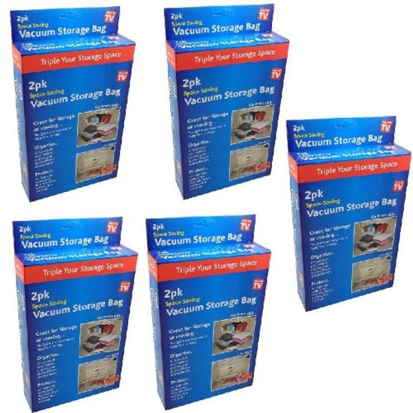 5x 2pk Space Saving Vacuum Storage Bag 80cm x 100cm