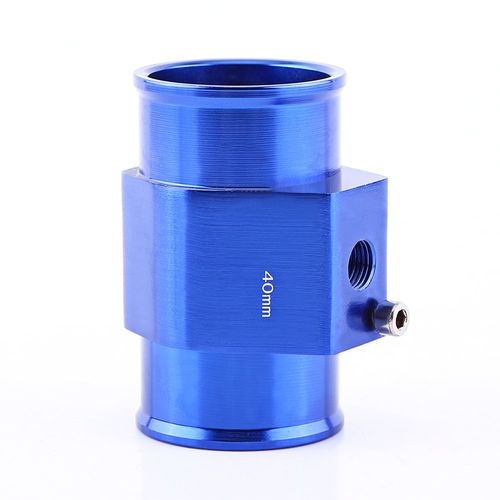 Universal Water Temp Joint Pipe, Universal Metal Car Water Temp Joint Pipe Hose Temperature Sensor Adapter Blue 26mm - 40mm(40mm)