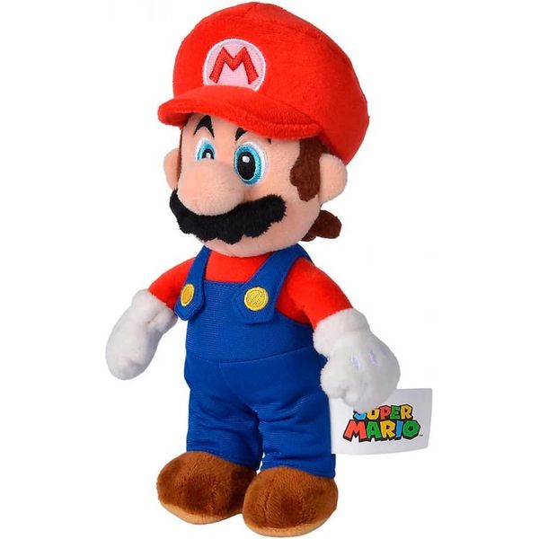 Simba Toys Mario Plush Toy, Suitable from the first months of age, 20 cm