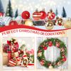 Bowasin Christmas Tree Decorations Set, 50 Pcs Red & Gold Baubles
