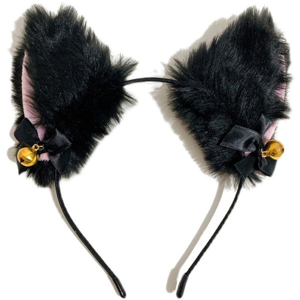 SONGQEE Cat Ear Fox Headband Hairband, Halloween Animal Headband Fur Cat Ears Hairband, Fancy Dress Hair Clip Hair Hoop Hair Accessories for Women Girls Daily Decoration and Party