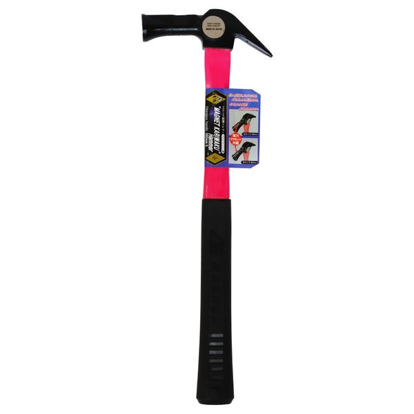 Cannot provisional frame hammer with magnet provisional frame hammer (Fiberglass) Mailing Non Small Pink