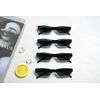 Eyekepper Rectangular Reading Glasses Sunshine Readers -4 Pack Grey Lens