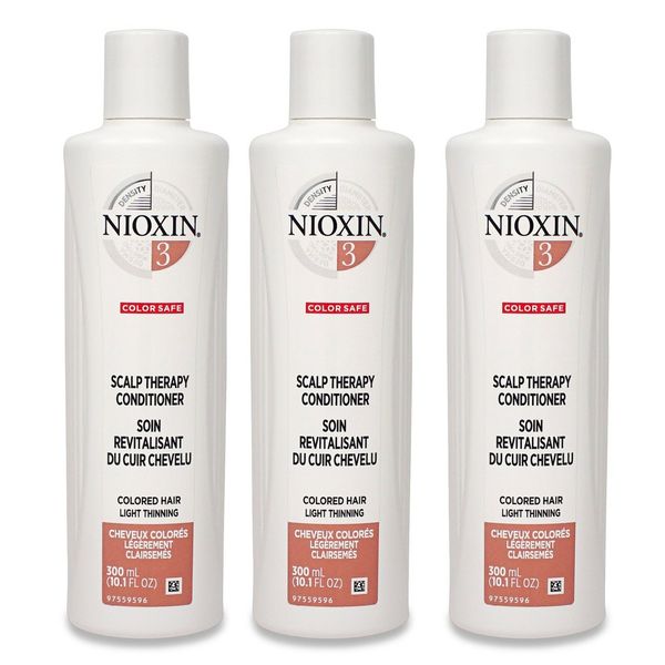 NIOXIN System 3 Scalp Therapy  Conditioner 10.1oz (Pack of 3)