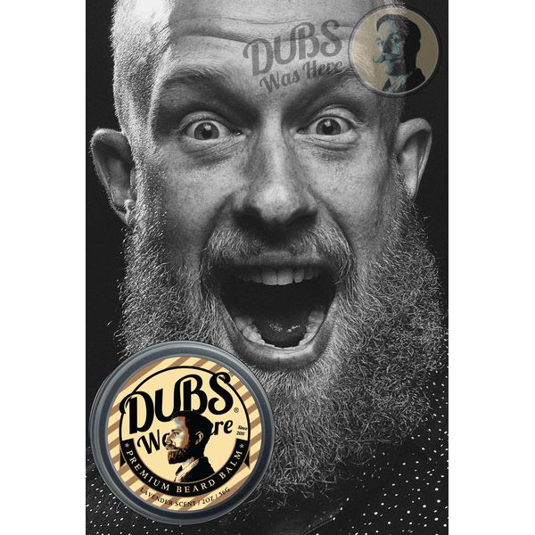 Dubs Was Here Beard Balm and Conditioner 2 oz - LAVENDER scent