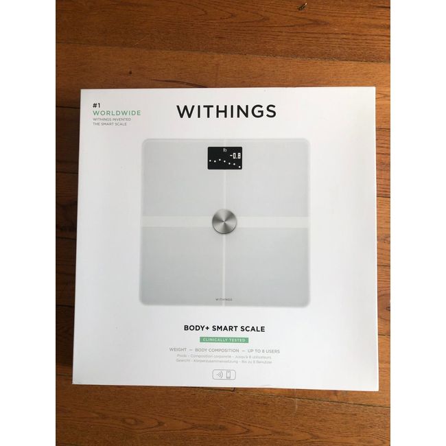 Withings (WBS05-White-All-Inter) Smart Body Composition Wi-Fi