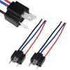 HUIQIAODS 9003 HB2 H4 Headlight Socket Plug Male Wire Harness Cable Connector