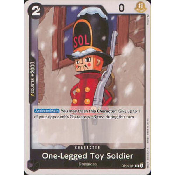 One Piece Awakening of the New Era #OP05-081 One-Legged Toy Soldier