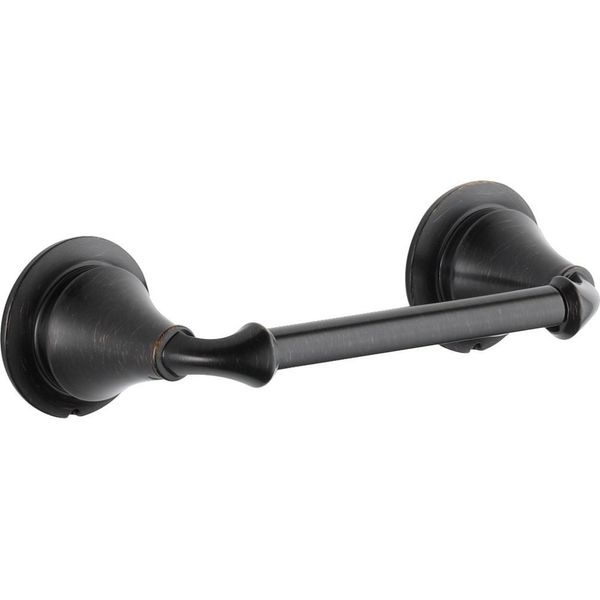 DELTA FAUCET 79450-RB Linden Wall Mounted Pivoting Toilet Paper Holder in SpotShield Venetian Bronze