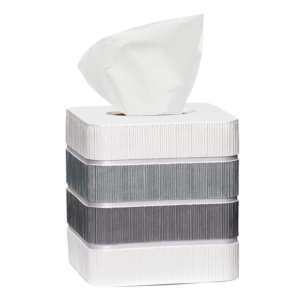 Popular Bath Modern LINE, Tissue Box, Grey