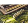 Olight I18 Brass USB-C Rechargeable EDC Keychain Flashlight, 180 Lumens