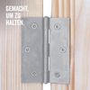 Hinge Rectangular 64 x 64 mm / 20 STK. Oberflaeche: galvanisch Gelb verzinkt