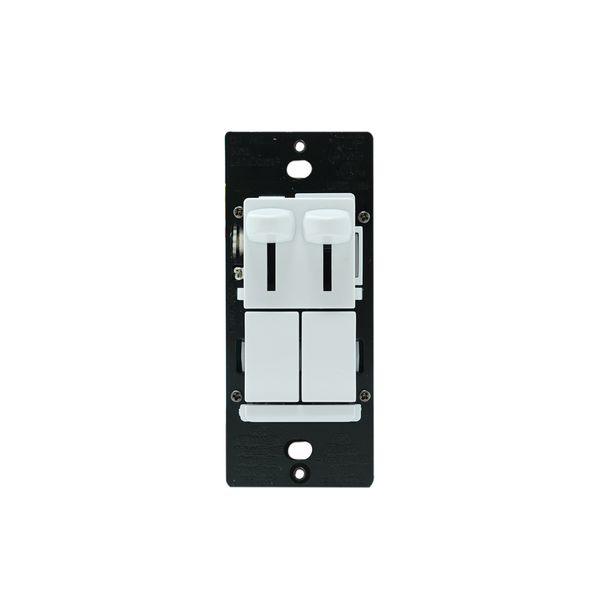 Legrand Pass & Seymour LSCLDC163PWCCV4 450W LS Series Preset Dimmer Light Switch for Dimmable LED and CFL Bulbs Plus 1.6A Fan Control, Single Pole/3-Way, White (1 Count)