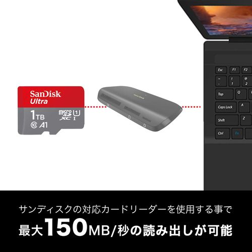 SanDisk Ultra SDSQUAC-1T00-GH3MA MicroSD Card UHS-I Class 10