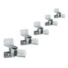 H-Smart 5 x Spring Loaded Wall Mounted Tool Clips, Storage for Garages, Sheds & Work Tools