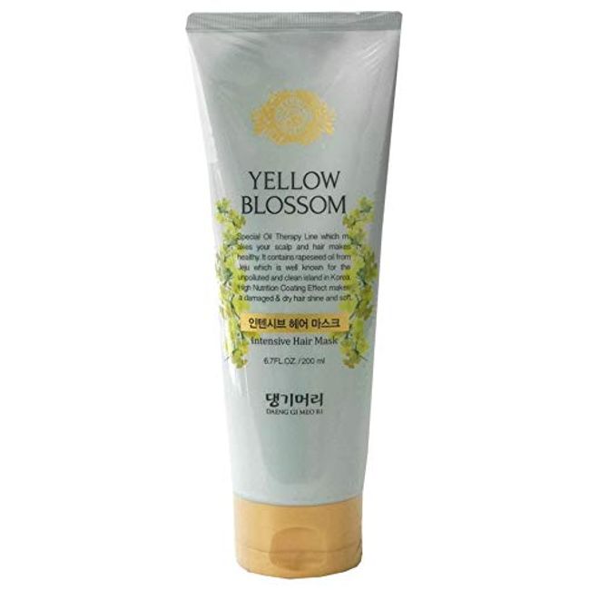 Daeng Gi Meo Ri- Yellow Blossom Intensive Hair Mask, Anti Hair Loss, Hair Shine, Scalp Nourishing and Moisturizing, 200ml