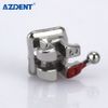 10 Boxes Dental Bracket Monoblock Orthodontic MIM Mini Roth.022 345 Hooks AZDENT