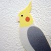 Wall Decals Bird Life Color "cockateal Gray"