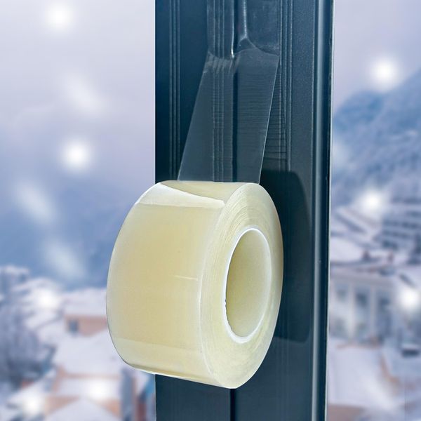 Gap Tape, Draft Prevention Tape, No More Sticky Residue, Prevents Drafts, Window Gap Tape, Anti-Mildew, Insect Repellent, Insect Repellent, Insect Repellent, Mildew, Cold Protection, Windproof, Soundproof, Insect Proof, Increases Air Conditioning, Cooling