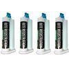4 x Dental Bite Registration Material, Super Fast Set, 50ml Cartridges, German