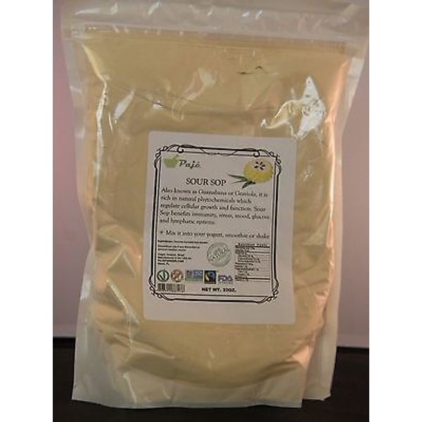 SOURSOP FRUIT powder(not leaves) 4lb  Guanabana Graviola Cell health PAJE