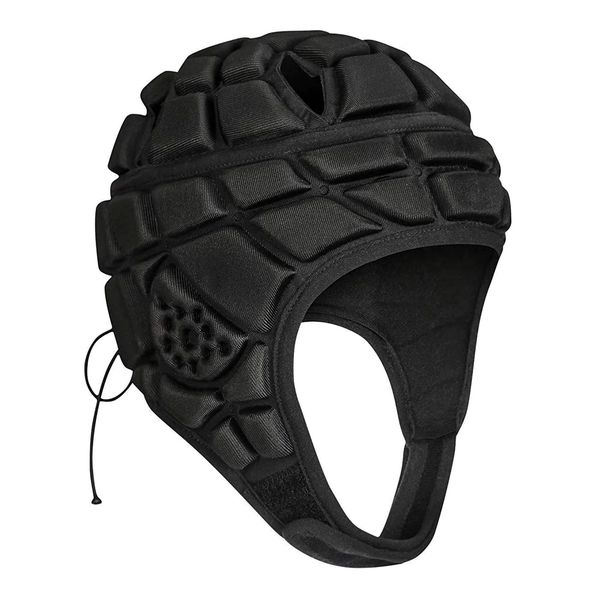 Soft Shell Football Rugby Headguard Foam Cotton Head Protective Soft Padded Headgear Soccer No Bump Cap for Kids Youth