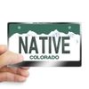 CafePress Native Colorado License Plate Sticker (Rectangle Rectangle Bumper Sticker Car Decal
