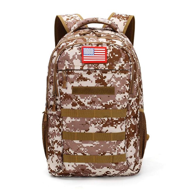 Camo Backpack,Military Teen Boys Backpacks for School, Army Bookbag with USB Charging Port,40L