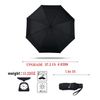 SY COMPACT Travel Umbrella - Lightweight Portable mini Compact Umbrellas (black)