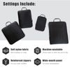 4 Set Compression Packing Cubes Travel - Travel Accessories Expandable Packin...