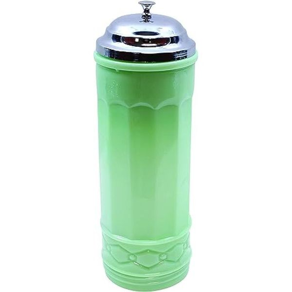 Hj714 Straw Jar With Metal Lid Green