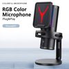 Professional Gaming RGB USB Condenser Microphone, PC/PS5/Streaming/Podcast/Video