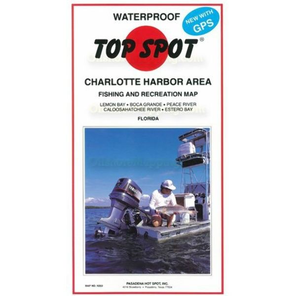 Top Spot Fishing Map for Charlotte Harbor