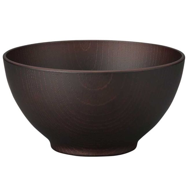 Showa NH home 4979529 Soup Bowl, Medium, Dark Brown, Clean Coat, Microwave and Dishwasher Safe, 20.4 fl oz (570 ml), Made in Japan, Lightweight, Break-Resistant, Dishware, Outdoor